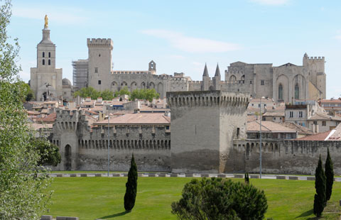 Crociera sul Rodano, Avignone. Il Palazzo dei Papi